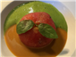crab wrapped in tomato